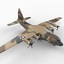 3d 8 modern military aircraft model