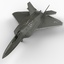 3d 8 modern military aircraft model