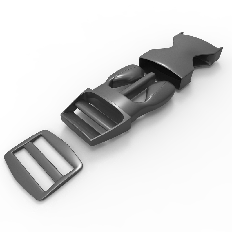 buckle modeled 3d model