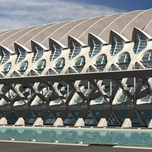 science museum calatrava 3d fbx