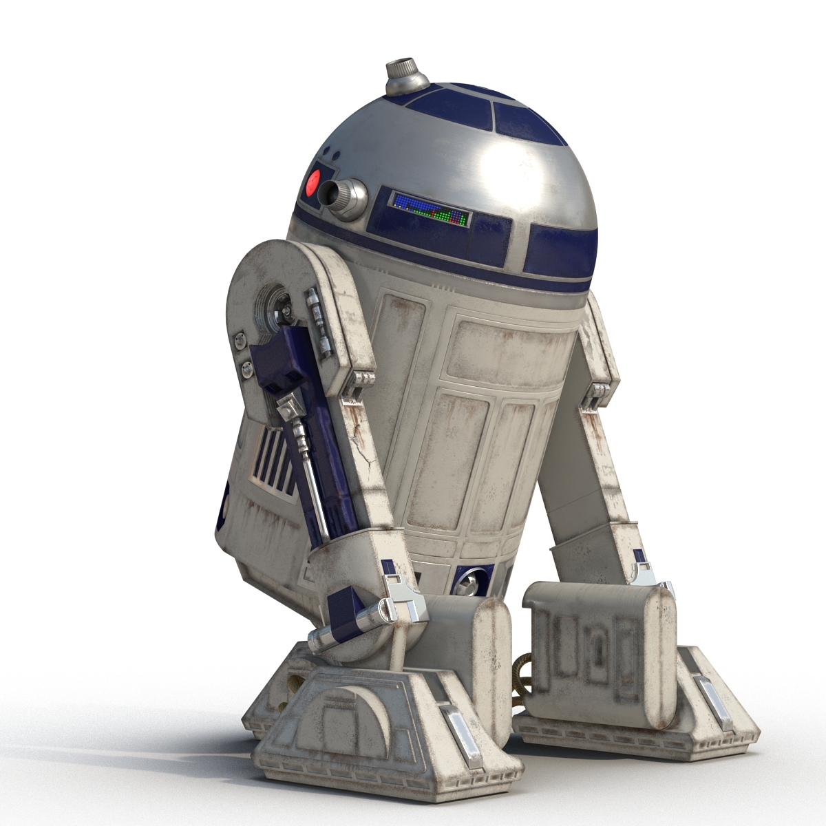  r2  d2  rigged modeled 3d  model 