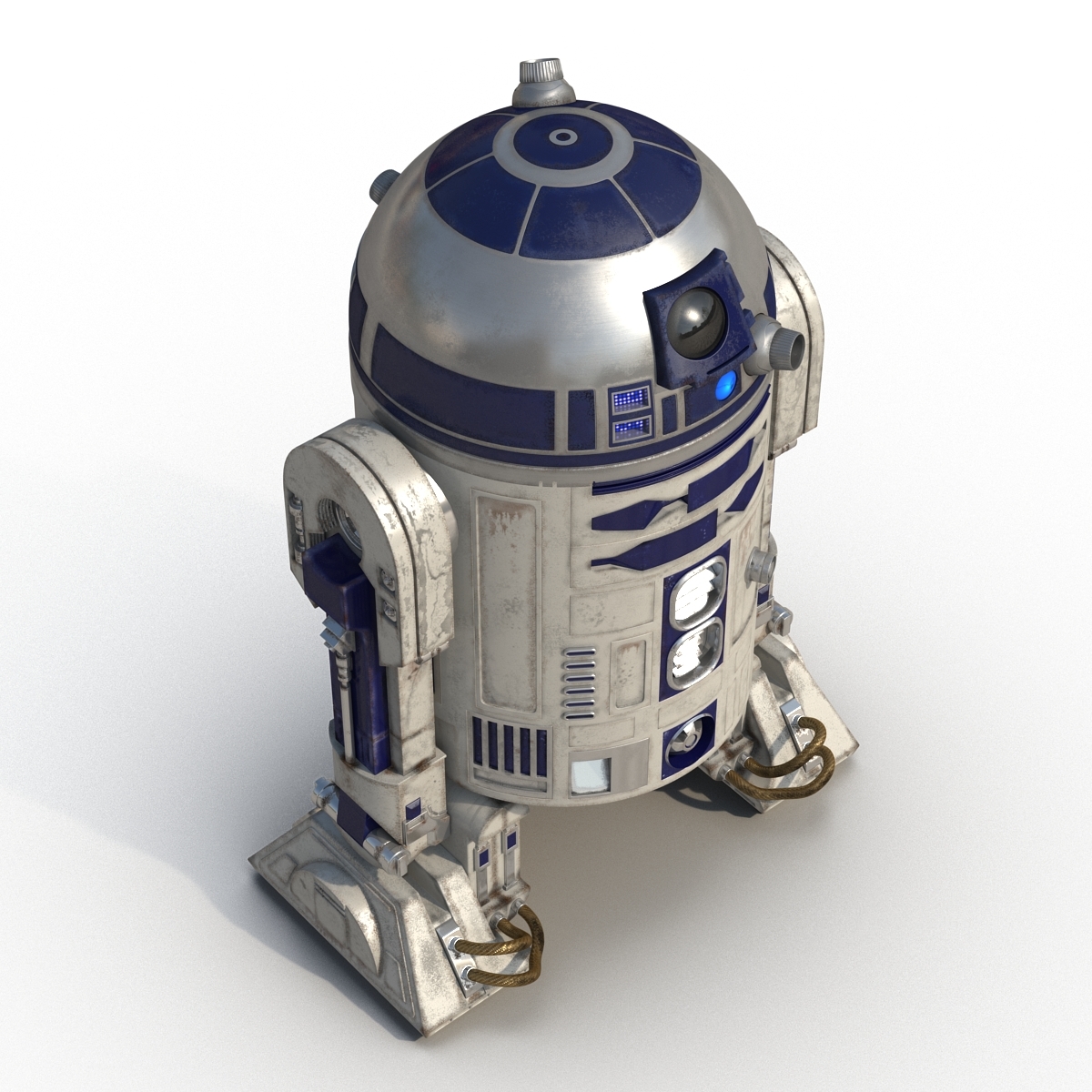  r2  d2  rigged modeled 3d  model 