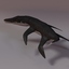 liopleurodon rigged 3d model