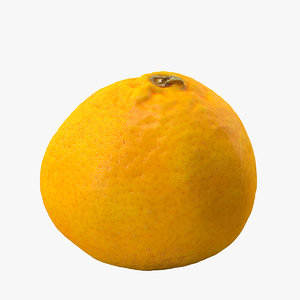 3d mandarin model