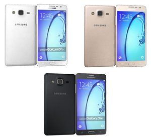 3d samsung galaxy on7 colors model