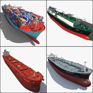 3d cargo ships 2