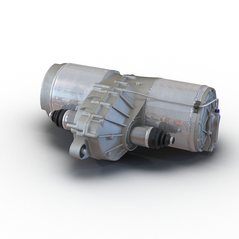 tesla electric motor 3d 3ds