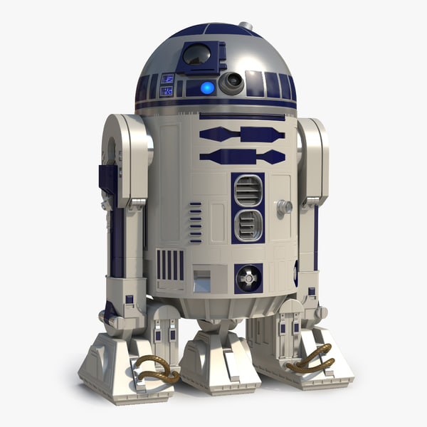 スターウォーズキャラクターr2 D2リグド3dモデル3dモデル Turbosquid