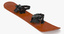 3d model snowboard
