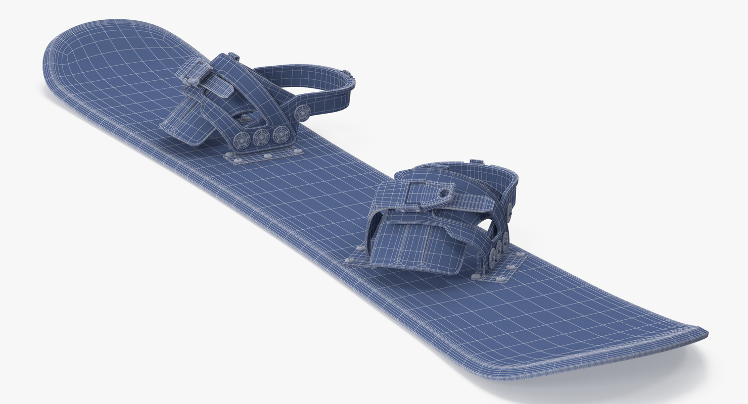 3d model snowboard
