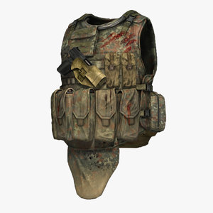 eagle industries tactical vest 3d model
