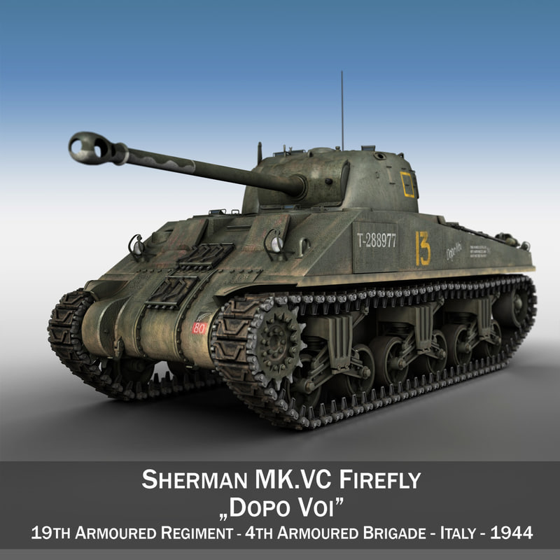 3ds Max M4 Sherman Firefly Vc