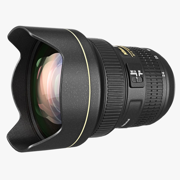 lens 14-24mm f2 8g 3d model