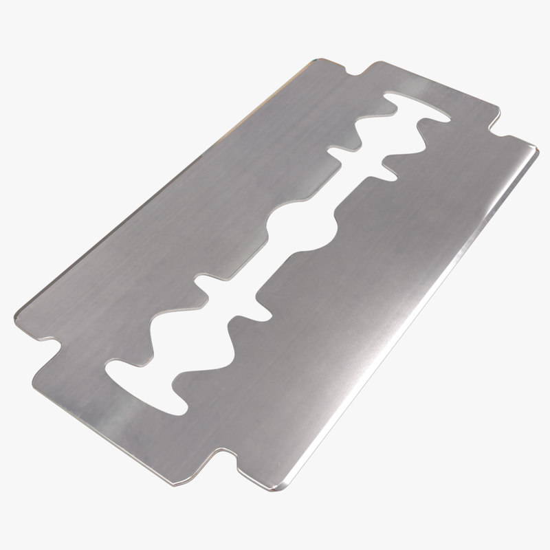 3d model razor blade