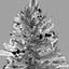 decorated christmas tree beautiful 3d max