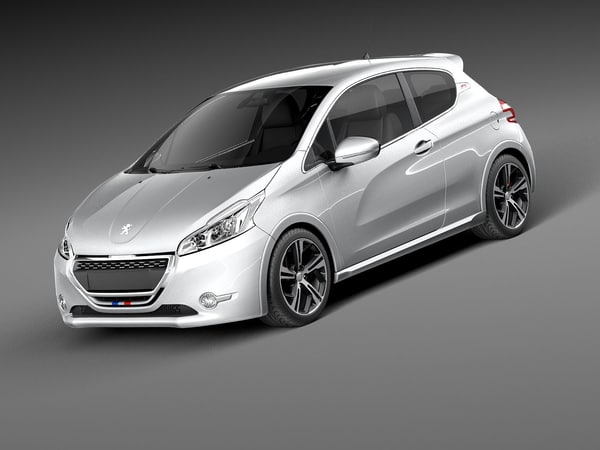 プジョー8 Gti 143dモデル Turbosquid