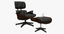 eames lounge chair 3d model