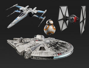 3d model of star wars new 2