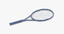 3d tennis racket 01 model