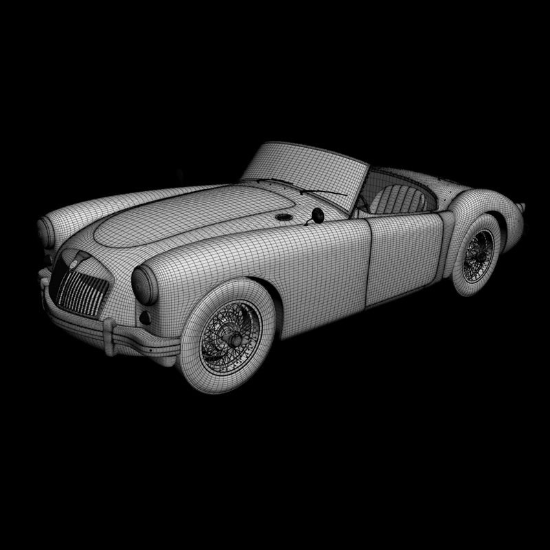 mg mga 3d max