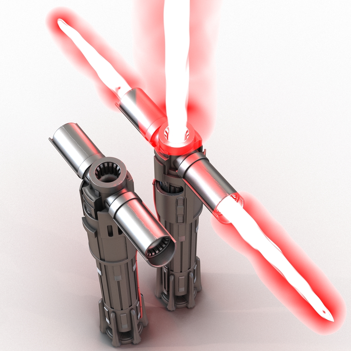 kylo ren lightsaber set 3d max