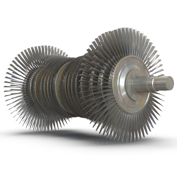 Steam Turbine 3d Model