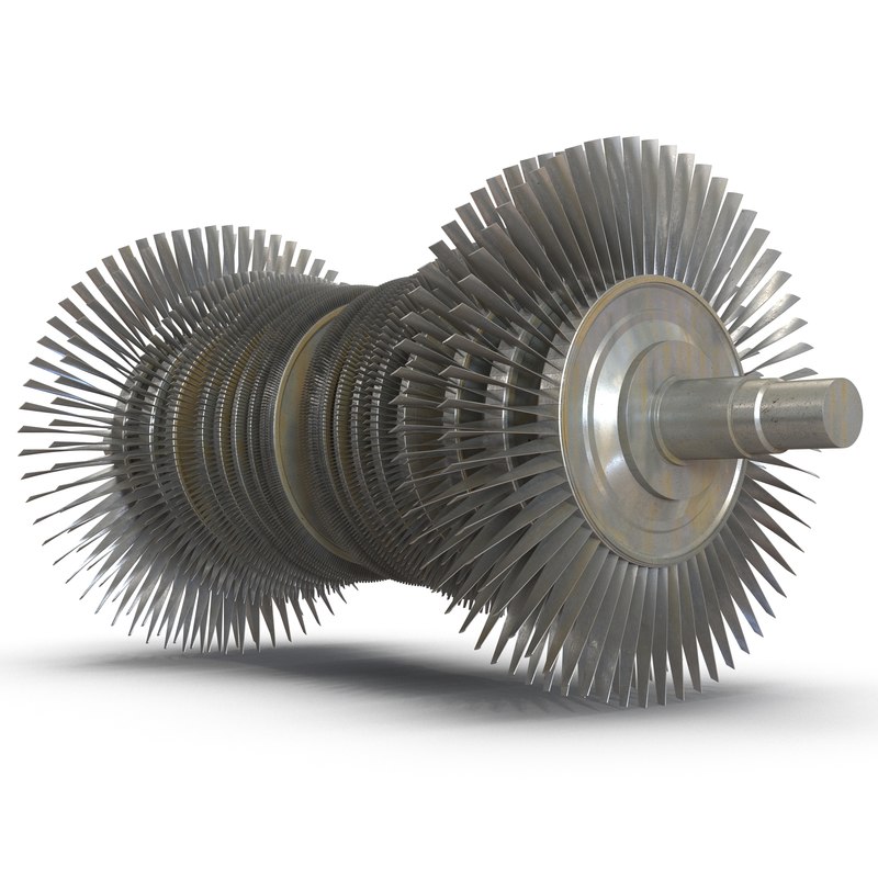 steam turbine 3d model