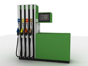 3d fuel dispenser model