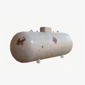 3d propane tank