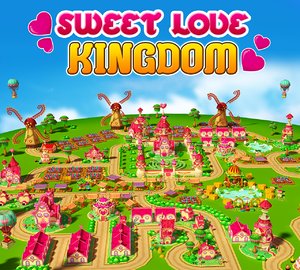 3d sweet love kingdom model