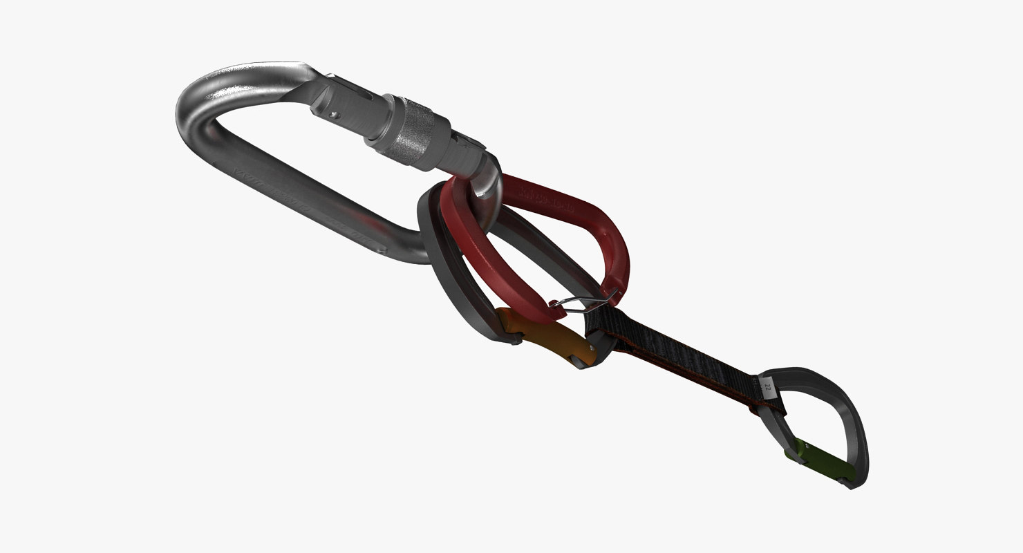 3d climbing carabiners