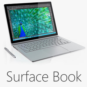 microsoft surface book 3d 3ds