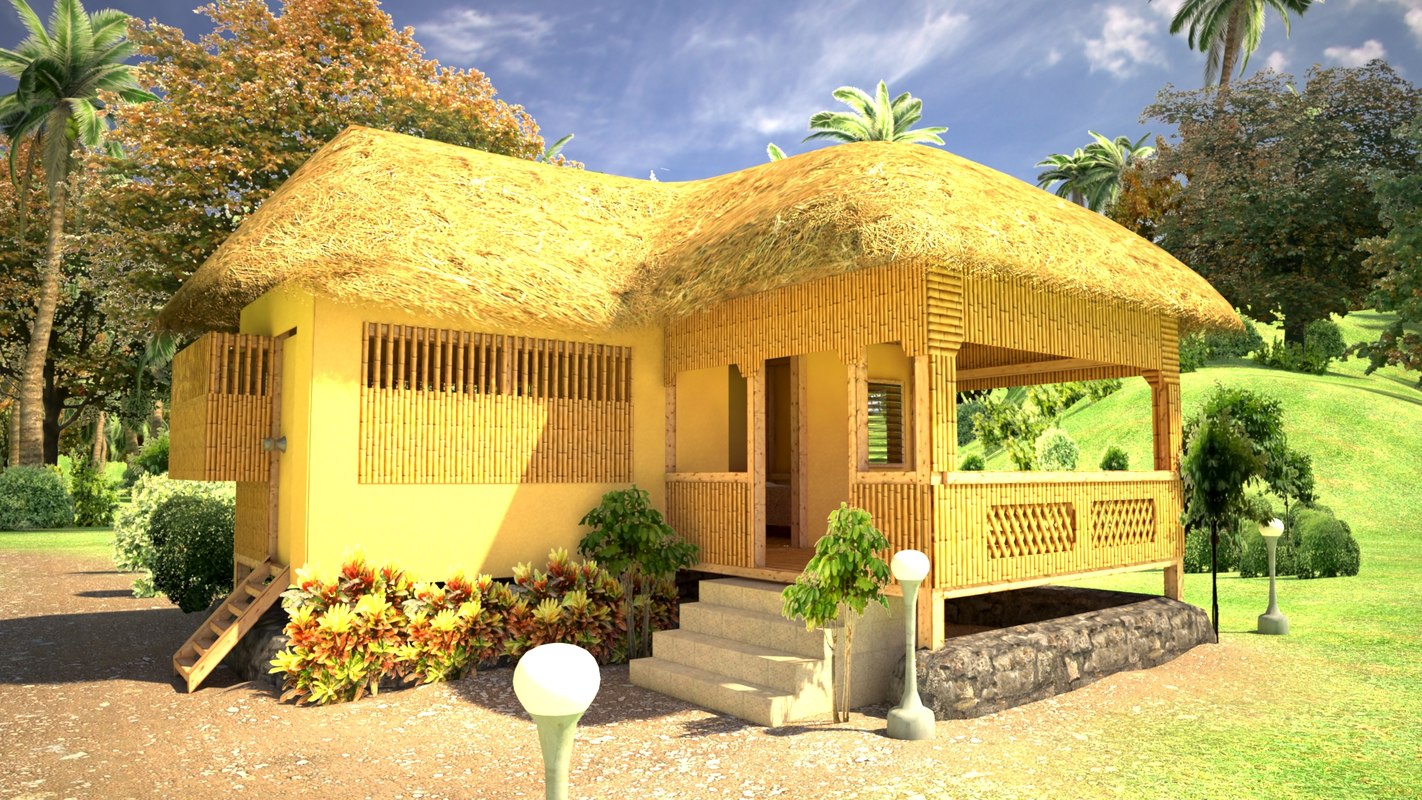 3d-model-tropical-house