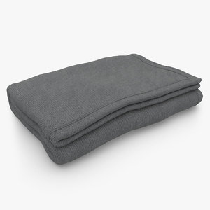 blanket fold dark gray max
