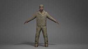 man character 3d model