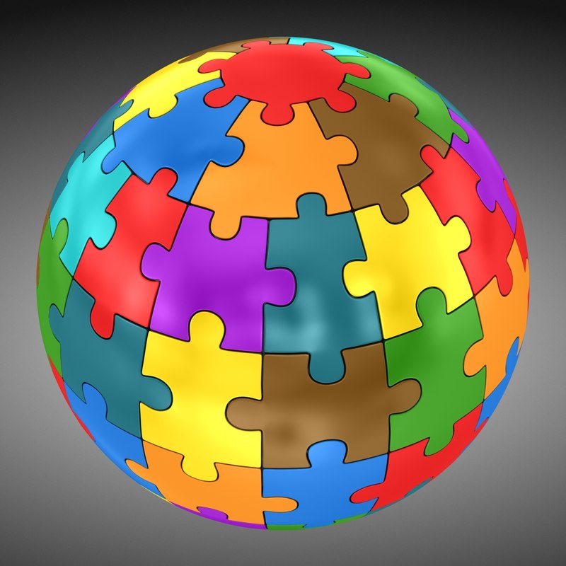 puzzle 3d sphere