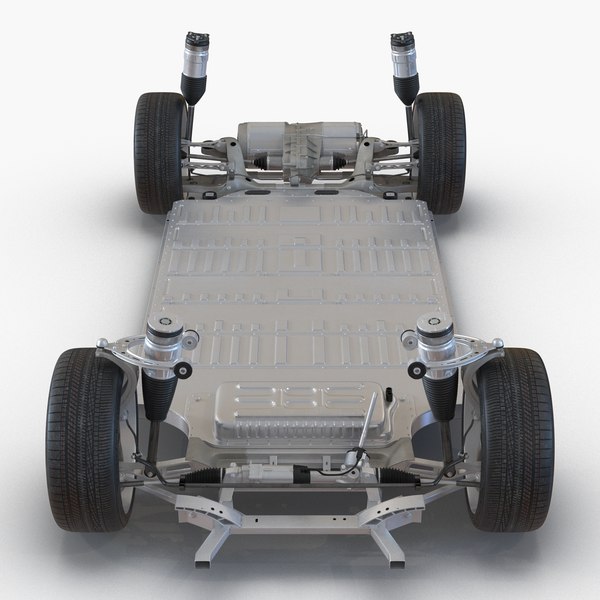 tesla s chassis 2 3d max