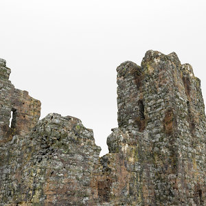 castle ruins 3d model