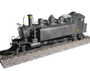 c4d steam locomotive wb299
