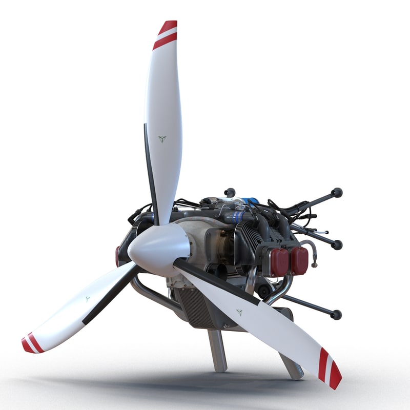 3d piston aircraft engine ulpower