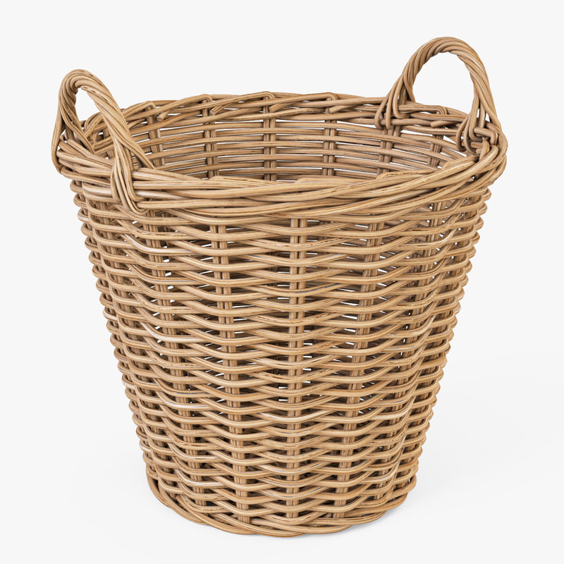 3d wicker basket ikea nipprig