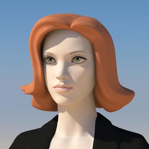 3d model girl face morphs