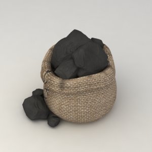 coal bag 3d max