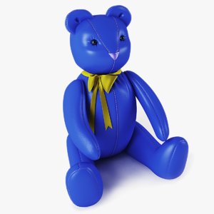 bear blue 3d x