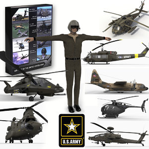 united states army 3d model