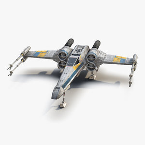 star wars x wing 3d model