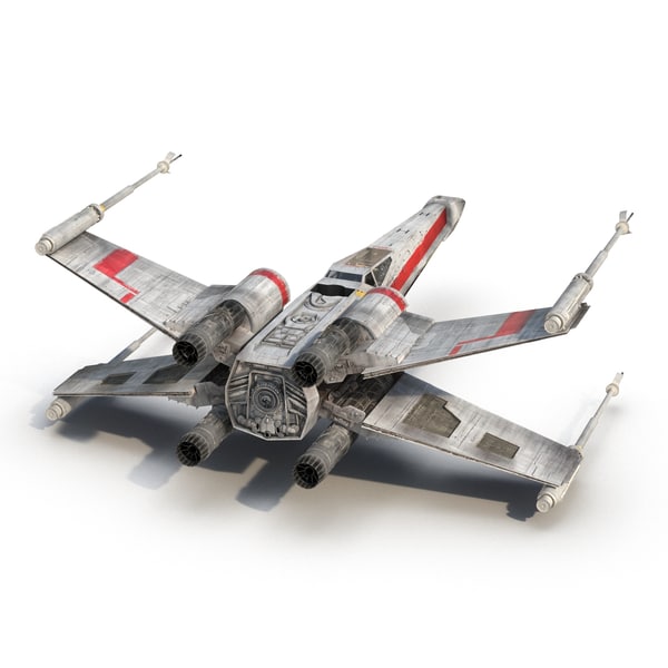 star wars x wing 3d max