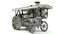 3d burrell steam road locomotive model