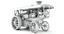 3d burrell steam road locomotive model