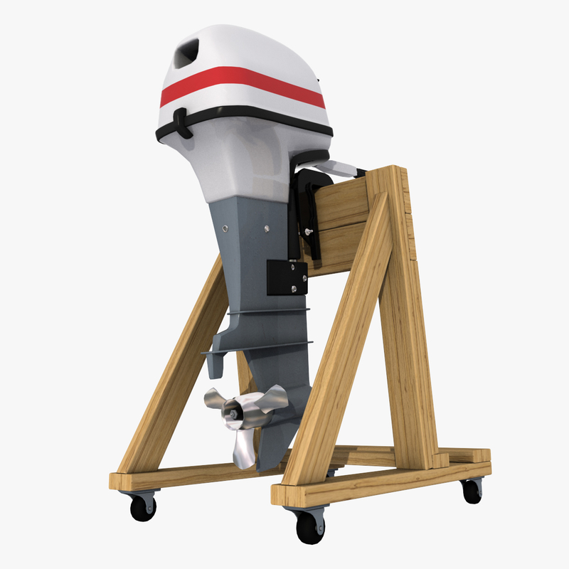 3d outboard engine stand